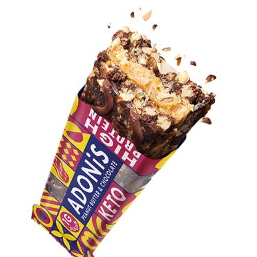 Barrette cheto al burro di arachidi e cacao ad alto contenuto proteico