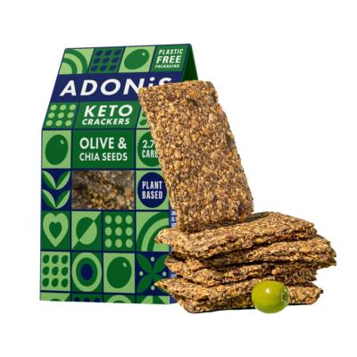 Crackers Keto Semi di oliva e Chia
