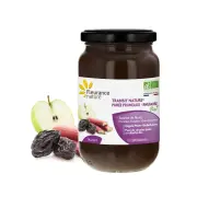 Purea biologica di prugne e rabarbaro Transit Nature