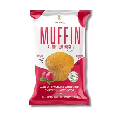 Muffin Chetogenico al Mirtillo Rosso Dr. Keto