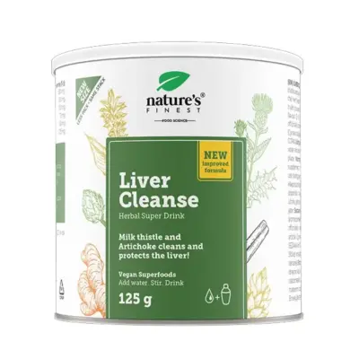 Liver Cleanse Nature’s Finest integratore in polvere gusto arancia 125 g